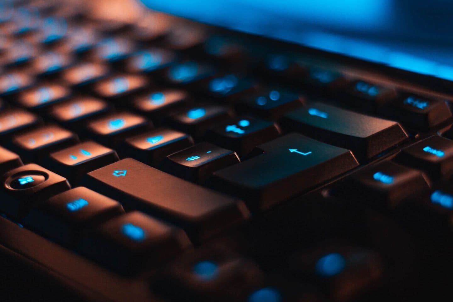 Keyboard closeup